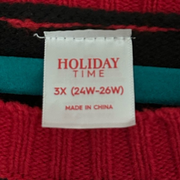 Plus Size Christmas Sweater, Size 3X - Picture 3 of 4